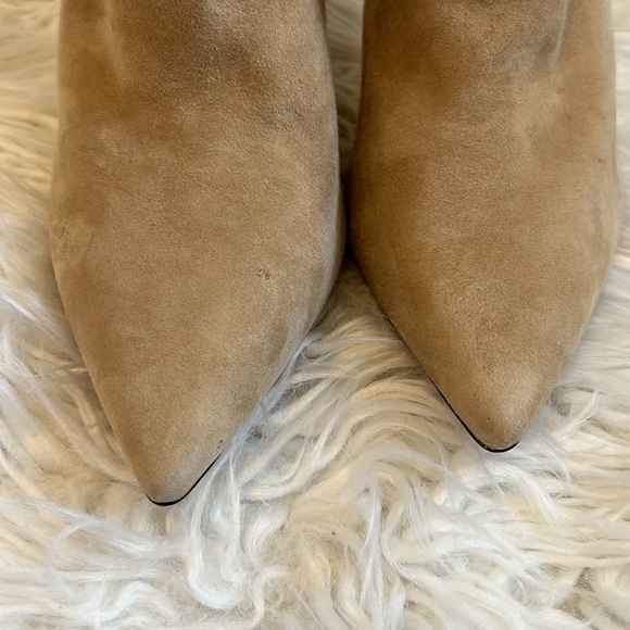 J. Crew Mushroom Suede Shaped Topline Bootie - Picture 5 of 12